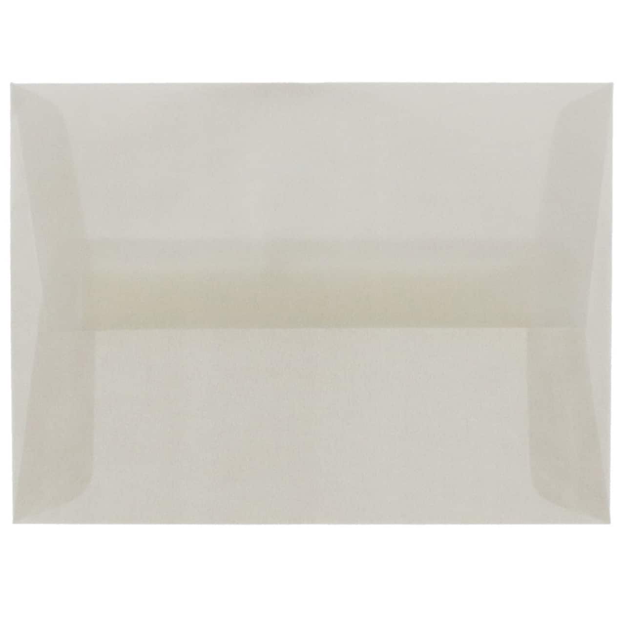 JAM Paper A2 Translucent Vellum Invitation Envelopes, 50ct.